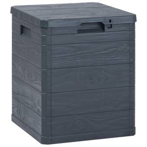 Garten-Aufbewahrungsbox Grau - Kunststoff - 44 x 50 x 43 cm