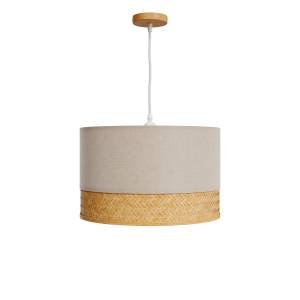 Suspension Baikal Beige - Bambou - 40 x 25 x 40 cm