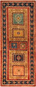 Läufer Teppich Kashkuli CXXXIV Rot - Textil - 88 x 1 x 221 cm