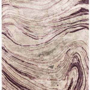 Tapis de salon moderne TOSCANIA Mauve - 200 x 300 cm