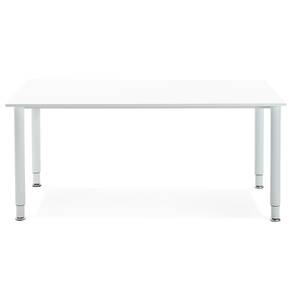 Bureau FOCUS Blanc - Bois massif - 80 x 75 x 160 cm