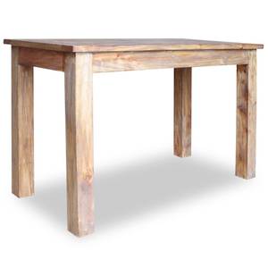 Table de salle à manger Marron - Bois massif - 60 x 77 x 120 cm