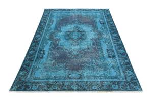 Tapis Ultra Vintage DCCLXVI Bleu - Textile - 135 x 1 x 231 cm