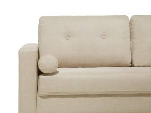 2-Sitzer Sofa KALMAR Beige - Creme - Eiche Hell