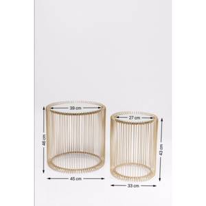 Beistelltisch Wire (2er-Set) 44 x 45 x 44 cm