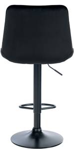 Tabouret de bar Toni Lot de 2 Noir