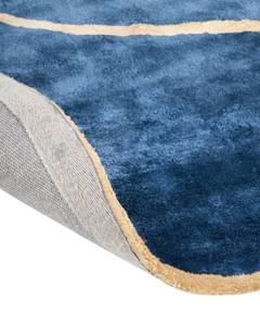 Teppich KANRACH Beige - Blau - Naturfaser - 200 x 200 cm