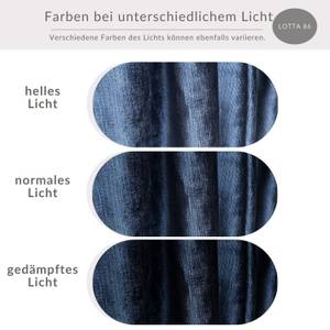 Boxspringbett Faro Marineblau - Breite: 160 cm - H4