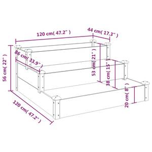 Hochbeet 3029102 Braun