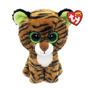 Ty Beannie Boos klein Tiggy der Tiger Rot - Kunstfell - 7 x 15 x 7 cm