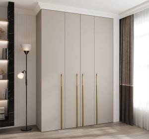 Drehtürenschrank Como 3 Beige - Gold - 170 x 50 cm