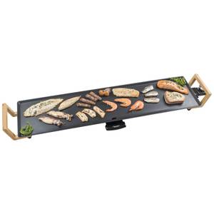 Kontaktgrill Schwarz - Metall - 24 x 11 x 106 cm