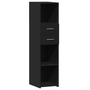 Highboard DE4076 Schwarz - Holzwerkstoff - 43 x 124 x 30 cm