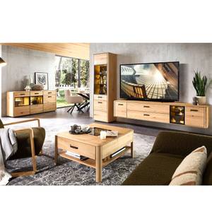 Wohnzimmer Morena 41 (4-teilig) Braun - Massivholz - Holzart/Dekor - 381 x 205 x 45 cm