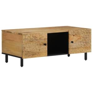 Couchtisch D257 Braun - Massivholz - 54 x 40 x 100 cm