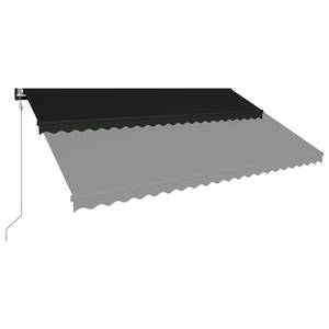 Auvent rétractable 3007207-1 Anthracite - Profondeur : 500 cm