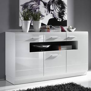 Credenza Bacana Parte anteriore in bianco lucido