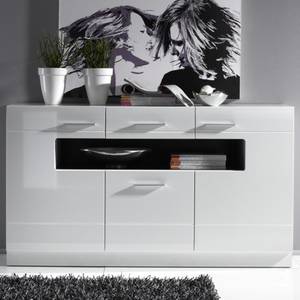 Credenza Bacana Parte anteriore in bianco lucido