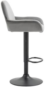 Tabouret de bar Braga Lot de 2 Gris