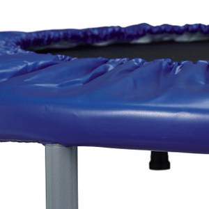 Trampolin faltbar Indoor Schwarz - Blau - Grau - Metall - Kunststoff - Textil - 95 x 22 x 95 cm