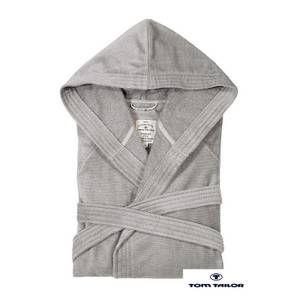 Accappatoio Basic Velours V Grigio - Tessile