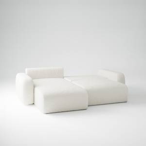 Ecksofa Eckcouch Sassari mini Sofa Creme - 148 x 257 cm