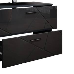 Mobilier de salle de bains Irma Anthracite - Anthracite brillant