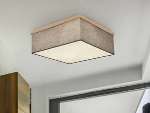 LED Deckenleuchte Holz Stoffschirm 40cm kaufen | home24