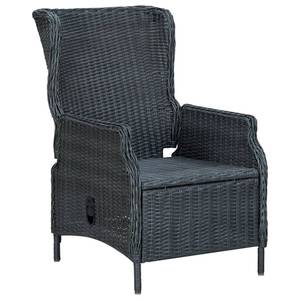 Gartensessel D4373 Grau - Rattan - 88 x 100 x 57 cm