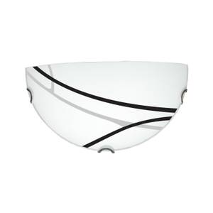 Applique Lina Blanc - Verre - 32 x 6 x 32 cm