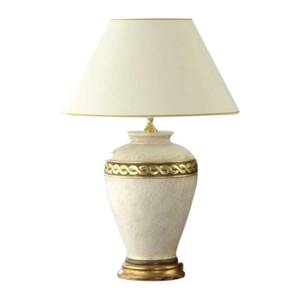 Lampe Banda Céramique / Chintz - Crème