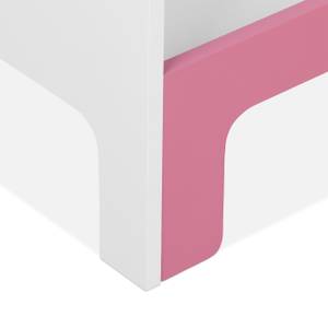 Kinderregal für Spielzeug Pink - Weiß - Holzwerkstoff - 48 x 41 x 24 cm