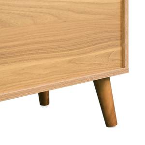 Sideboard Coeus Ⅶ Braun - Holzwerkstoff - Metall - Massivholz - Holzart/Dekor - 40 x 77 x 120 cm