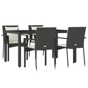 Garten Essgruppe 3029220-2 (5-teilig) Schwarz - Weiß - Breite: 150 cm