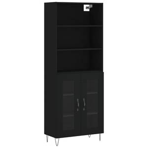 Highboard DE2097 Schwarz - Holzwerkstoff - 34 x 180 x 70 cm