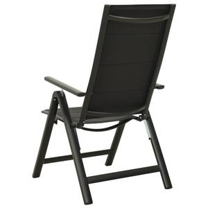 Chaise de jardin Noir - Métal - 110 x 109 x 56 cm