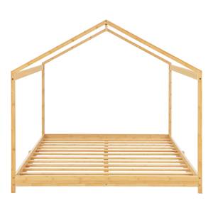 Lit cabane Vindafjord d'enfant bambou 200 x 140 cm