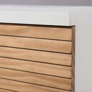 Nachttisch 1 Schublade Beige - Holzwerkstoff - 34 x 56 x 40 cm