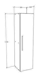 Wandregal Arila Grau - Holzwerkstoff - 30 x 115 x 30 cm