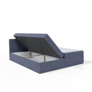 Boxspringbett Doppelbett Menorca Blau - Breite: 200 cm