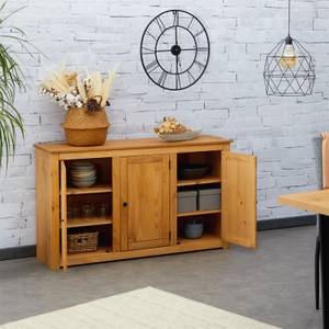 Sideboard CANCUN Massivholz - Holzart/Dekor - 135 x 80 x 40 cm