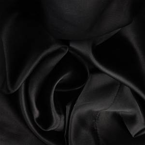 6 x Vorhang schwarz 245 x 135 cm Schwarz - Metall - Textil - 135 x 245 x 1 cm