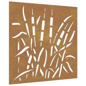 Décoration murale de jardin 824508 Marron - Métal - 55 x 1 x 55 cm