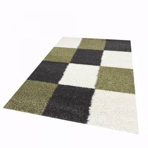 Tapis shaggy NORLAZ 65x130 vert Vert