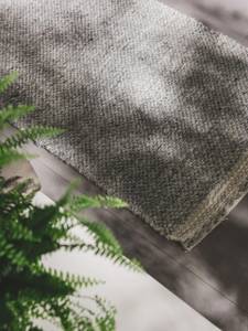 Teppich aus recyceltem Material Kiah Grau - 70 x 200 cm