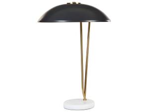 Tischlampen DANTO Schwarz - Gold - Weiß - Metall - 40 x 58 x 40 cm