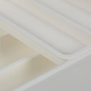 Range-couverts extensible pour tiroirs Blanc