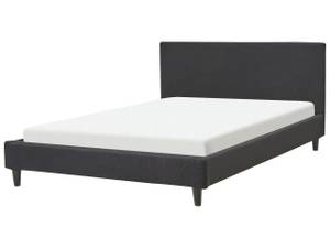 Doppelbett FITOU Schwarz - Eiche Dunkel - Breite: 150 cm