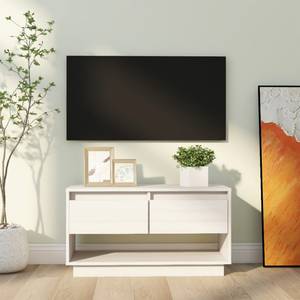 TV-Schrank D272 Weiß - Massivholz - 34 x 40 x 74 cm