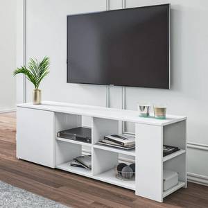 Meuble Tv Rome blanc Blanc - Bois manufacturé - 150 x 45 x 35 cm